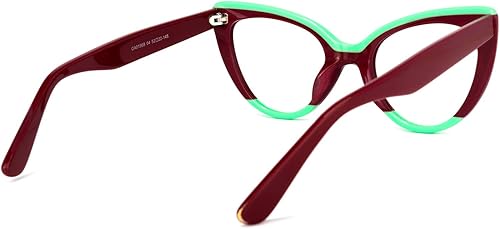Miniatura 5 de Zeelool Gafas de bloqueo de luz azul con estilo ojo de gato para mujer 100% protección UV400 Claudette ZOA01968