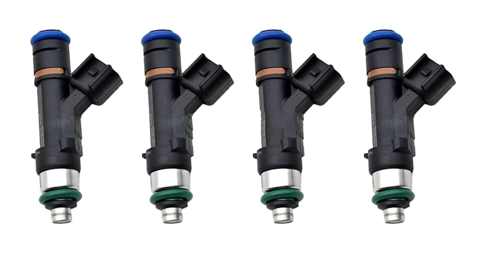 Wekpopmevl One Color Oil Petrol Fuel Injector Nozzle For 2004 For 150 5.4L V8 0280158105 4X 0280158003 Fuel Injectors Exhaust