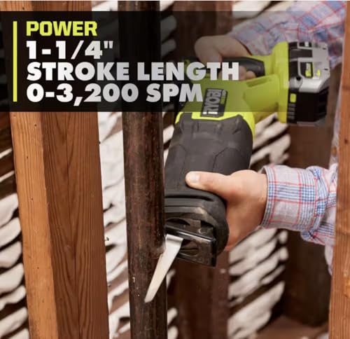 ONE+ HP 18V Brushless Cordless Reciprocating Saw (Tool Only) GEN II - image 5