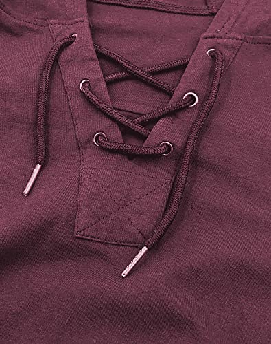 Yuccalley Men's Fashion Hoodies Long Sleeve T-Shirt Hooded Sweatshirts Casual Pullover3