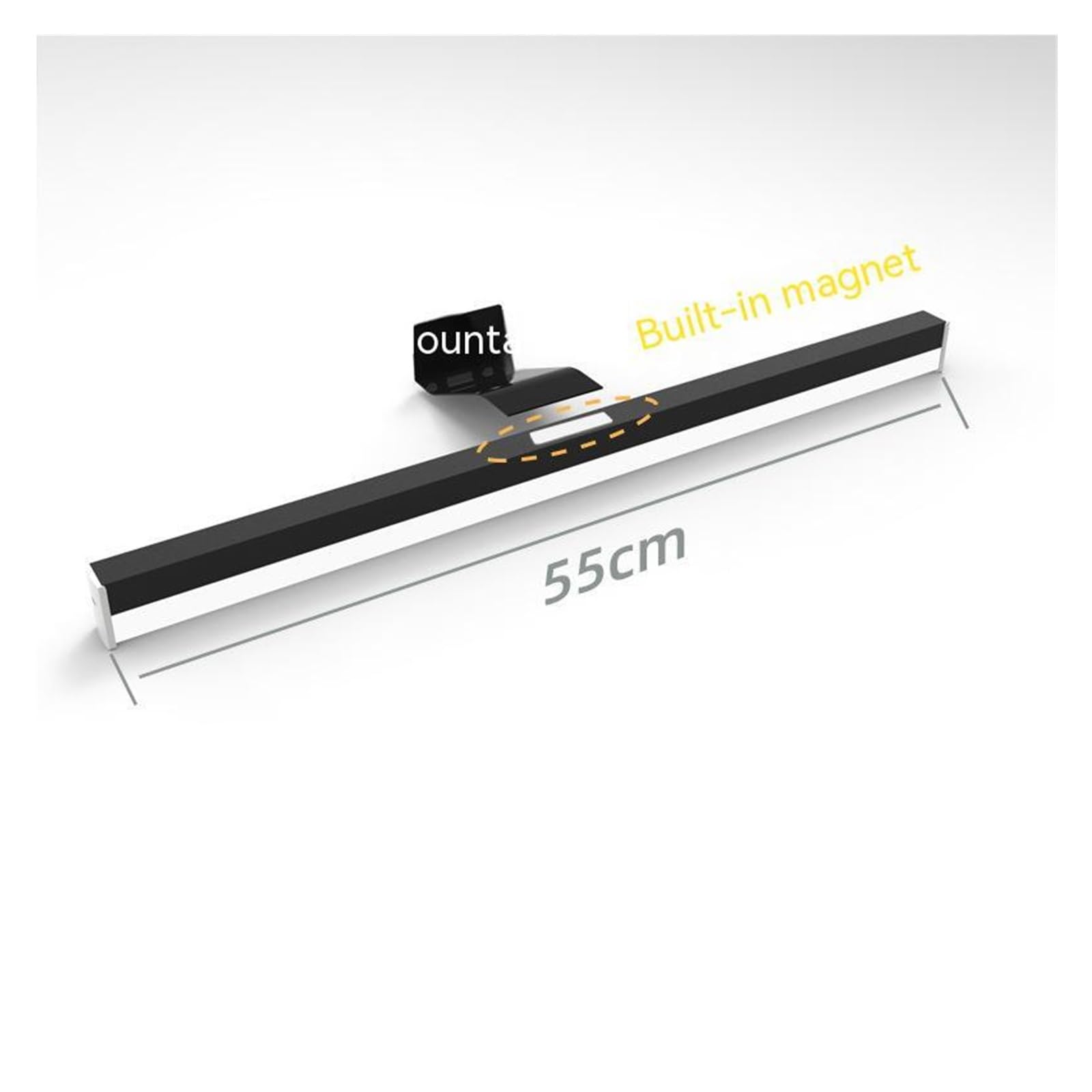 Światła obrazu Wewnętrzne nowoczesne kinkiety ścienne lampa ścienna z lustrem oświetlenie wewnętrzne 55cm LED ładowane na USB światło łazienkowe lustro kinkiet