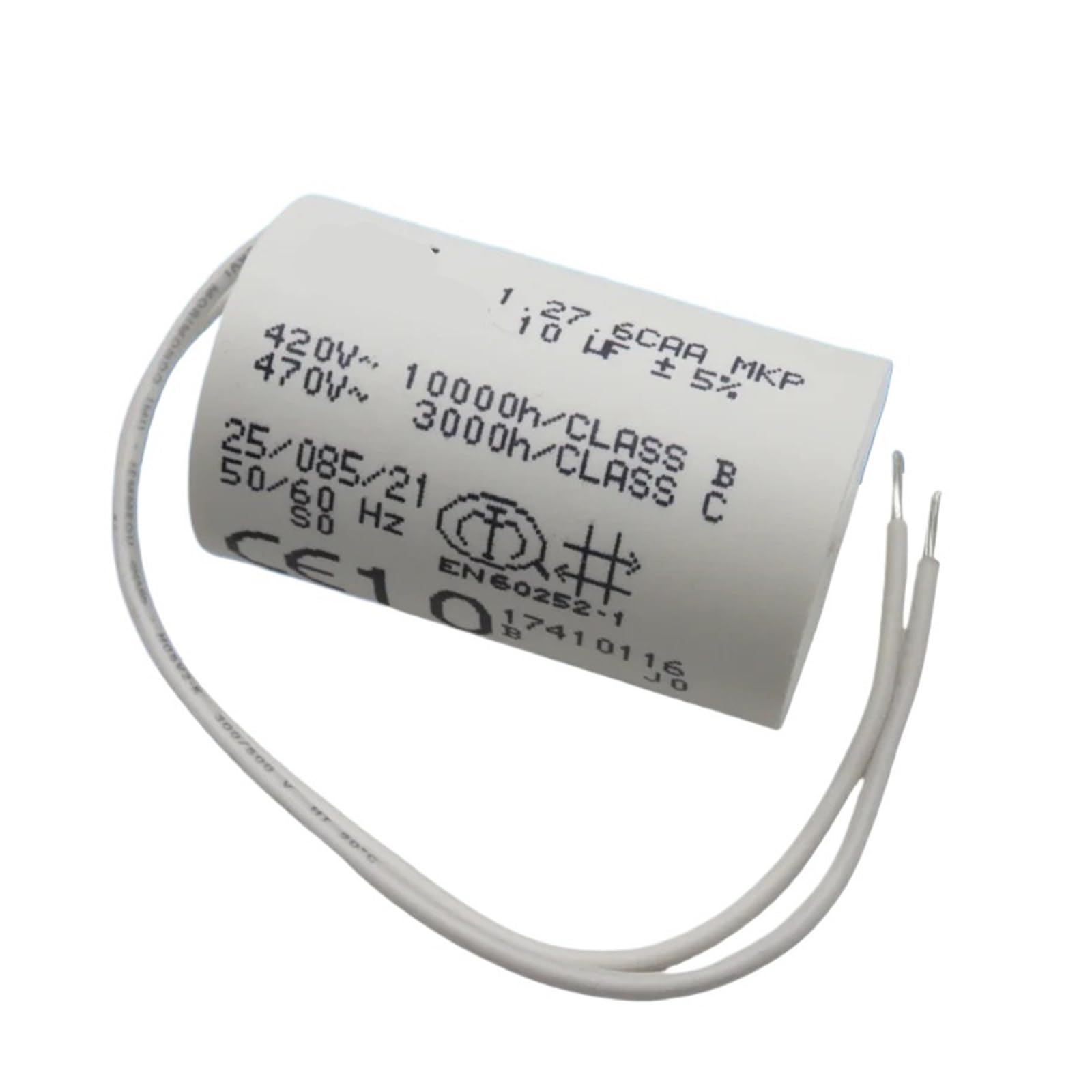 KSZHZYMGX 1PCS 10uF 1.27.6CAA capacitor