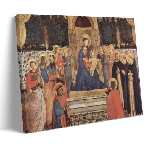 Impression sur toile retable de San Marco Fra Angelico cadre art mural chic
