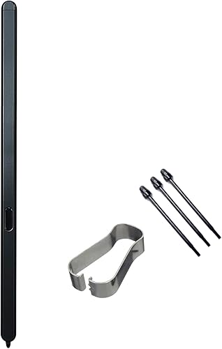 Reemplazo de lápiz óptico Z Fold 5 S Pen con 3 puntas de repuesto para Samsung Galaxy Z Fold 5 5G 2023-Negro