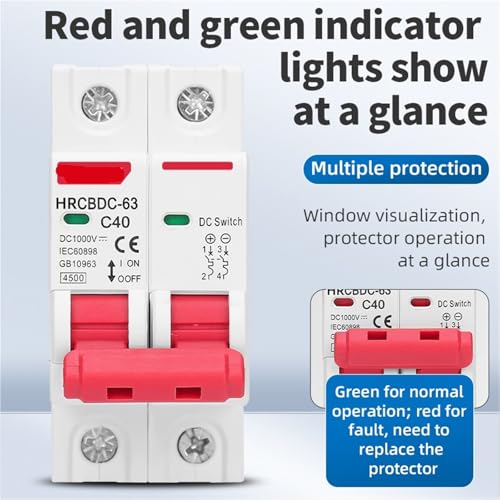 Disjoncteur magnétothermique DC 1000V protégeant le circuit solaire contre la surintensité - 4