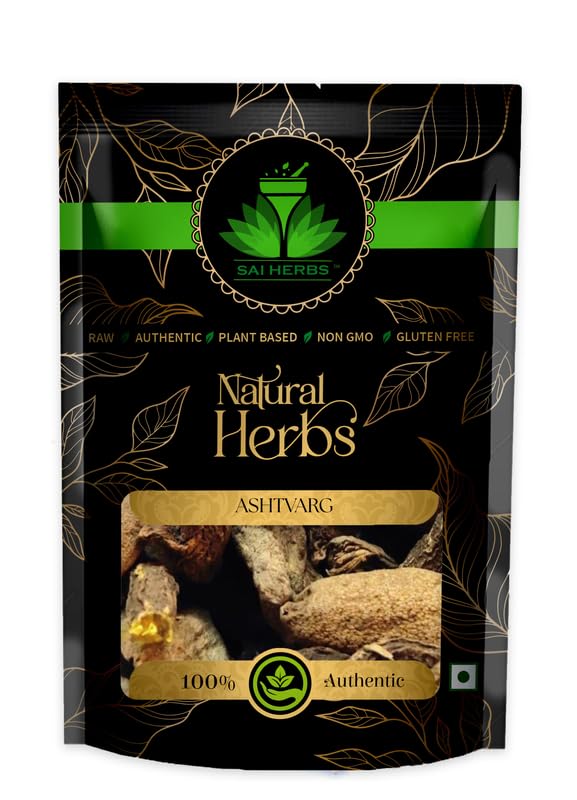 SAI HERBS Ashtvarg Unani Raw Herb - Ashtaverg Unani Raw Herb - Pure & Natural (250 Grams)