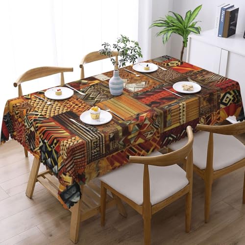Nappe de table africaine en patchwork idéale pour repas en extérieur