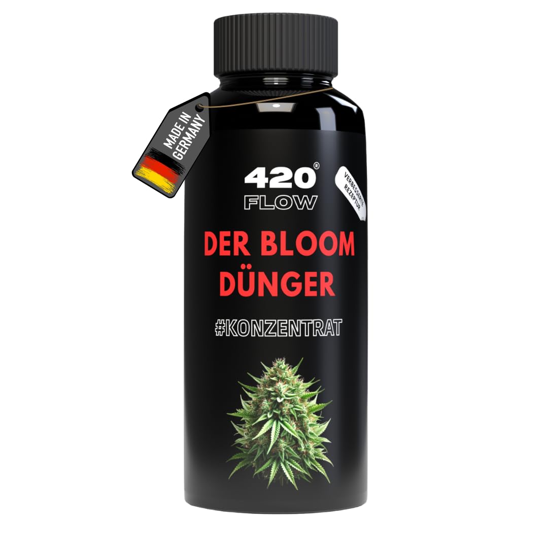 Cannabis Bloom Dünger – Stärkt & fördert prächtige Blüten – Einfache Anwendung für spektakuläre Ergebnisse (1000ml)