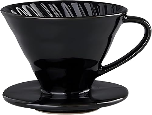 Miniatura 9 de Cafetera vertida, gotero de café de una sola taza, accesorios de preparación lenta de porcelana manual para viajes, campamento, oficina, hogar,