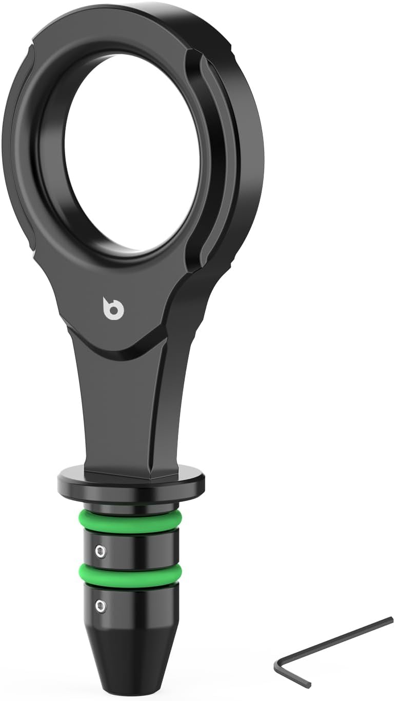 Bevinsee Engine Oil Dipstick Compatible with Audi A3 TT S3 Q3 for1.8/2.0L EA888 Gen.3 Compatible with VW Golf 7 GTI for Passat Aluminum Black