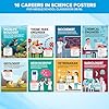 Decorably 16 Science Posters for Classroom Middle School - 11x14in Science Career Posters, Careers in Science Posters, Career Posters for Classroom Science Posters, Science Classroom Posters #3