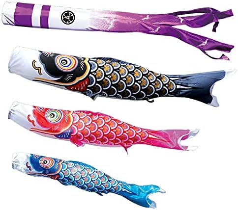 こいのぼり 徳永鯉 鯉のぼり ベランダ用 1.5m ファミリーセット 大翔