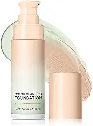 Base de mudança de cor, creme CC hidratante de correção de cor com centella, corretor de cor verde, leve, não oleoso, maquiagem que muda de cor de base (30 ml)