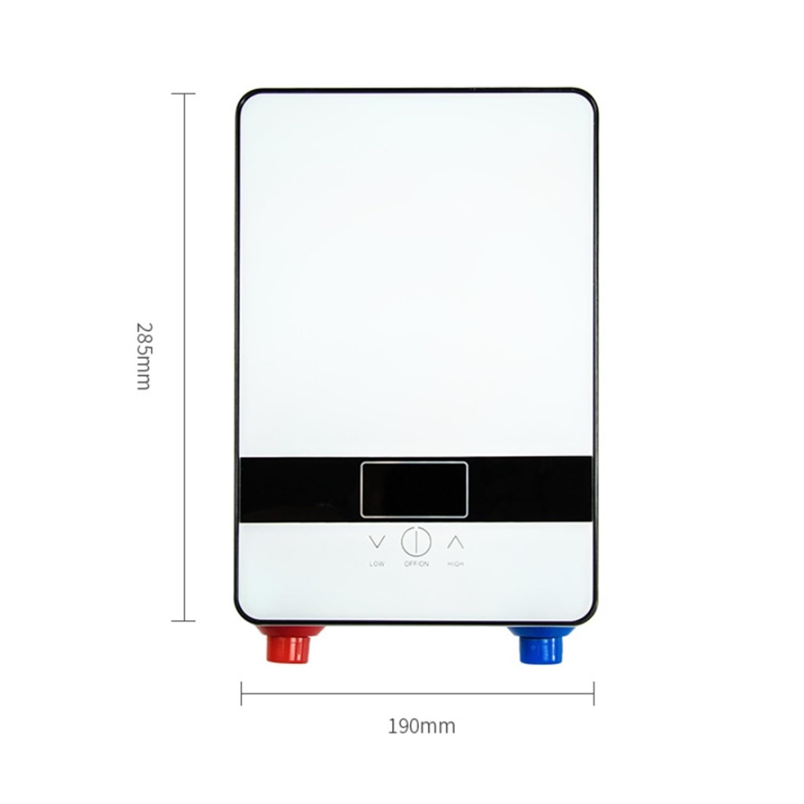 Podgrzewacz Ciepłej Wody 6500w Natychmiastowy Bezzbiornikowy Podgrzewacz Wody Termostat Nagrzewnica Indukcyjna Smart Touch Grzejniki Elektryczne Prysznic Automatica,Oszczędzaj czas