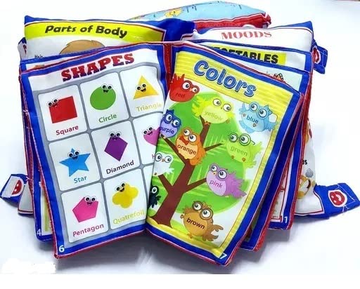 Nirvik Baby Digital Printed Cotton Educational Alphabet Learning Soft Pillow Cushion Book. Toys for Kids Girls and Boys Toddler/Learning Baby Pillow (Blue) (B0BV292H9F) Amazon Price History, Amazon Price Tracker