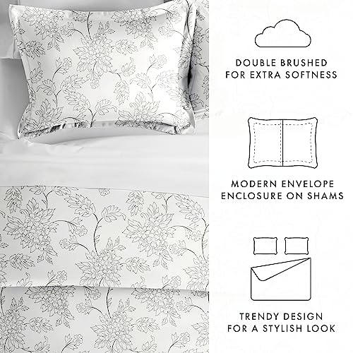 LINEN MARKET Twin Duvet Cover for Twin (Gray), Experience Hotel-Like Comfort with Unparalleled Softness - Image 4