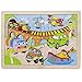 EACHHAHA Puzzle per Bambini di 3 Anni sul Trasporto, Giocattoli educativi per Bambini, con Custodia e Supporto