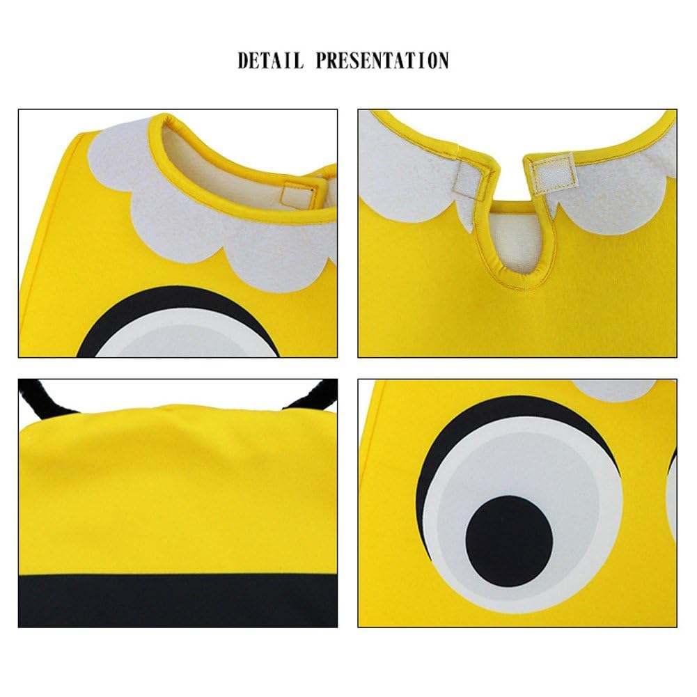 Kostium zwierzęcy z kreskówki, unisex, pszczoła, kot, cosplay, kostium trzmieli, pszczoła, body, fantazyjne przebranie, zestaw ubrań z kapeluszem dla dzieci