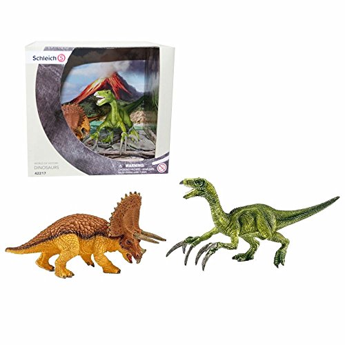 Schleich 42217 - Triceratops und Therizinosaurus, klein – Bild 4