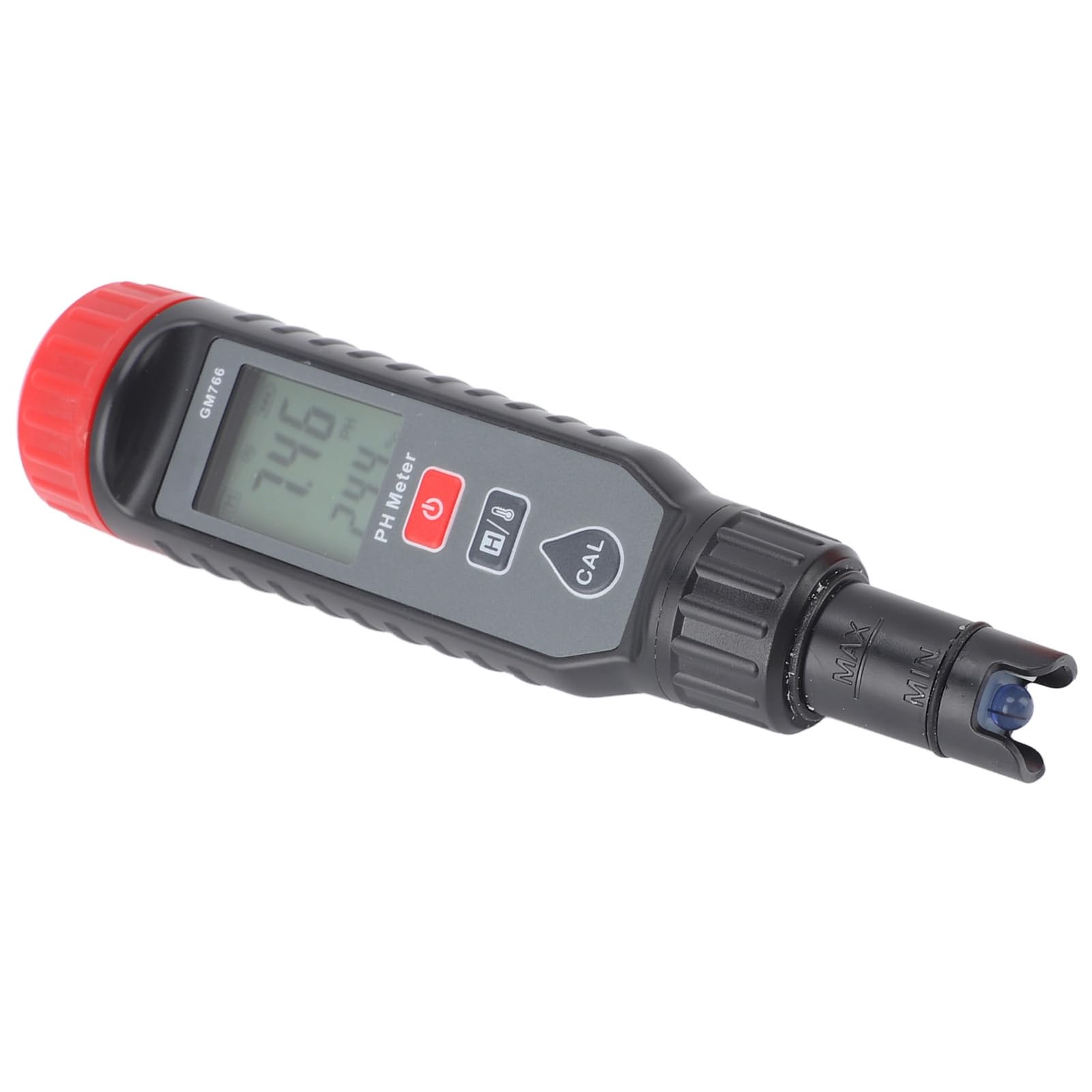 Flosa de Fondo de PH Portátil LCD LCD Solución de Calidad de Agua Acidez Tester de Alcalinidad para Tank de Pescado de Acuario GM766