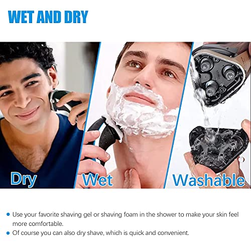 Image of HQ8 Replacement Heads for Philips Norelco Aquatec Shavers, HQ8865,HQ8875,HQ8885,HQ8893,PT710, OEM HQ8 Blades Upgraded, Philips Norelco Electric Shaver Replacement Hq8505 Blades 3Pack