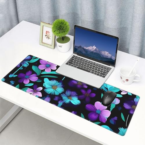 Tapis de souris de jeu étendu aux bords cousus haute précision