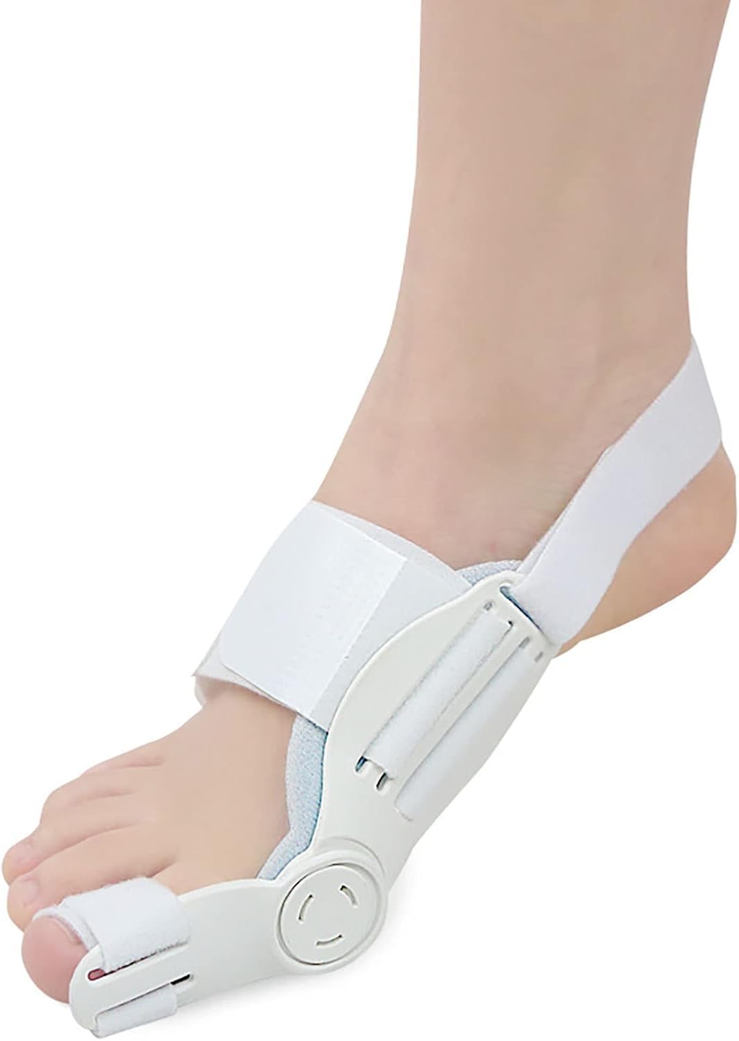 Attelle D’Oignon (2pcs) - Correcteur D’Oignon - Manchon pour Soulagement De La Douleur De L’Oignon De L’Hallux Valgus - Correction Non Chirurgicale - Redresseur D’Orteil en M, White
