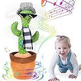 ★ 【MATERIAL DE ALTA CALIDAD】 Los juguetes de peluche para niños Cactus utilizan tela de felpa no tóxica e inofensiva, la tela es suave y cómoda y no causará ningún daño. Usted y sus hijos pueden jugar con confianza. También se puede utilizar como decoración para plantas verdes en casa.