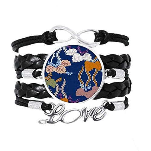 Bracelet amour en cuir peinture culture japonaise DIYthinker pour homme et femme
