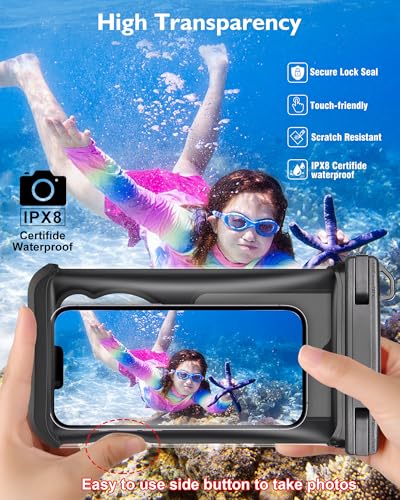 Sac flottant avec cordon étanche IPX8 compatible Samsung et Google