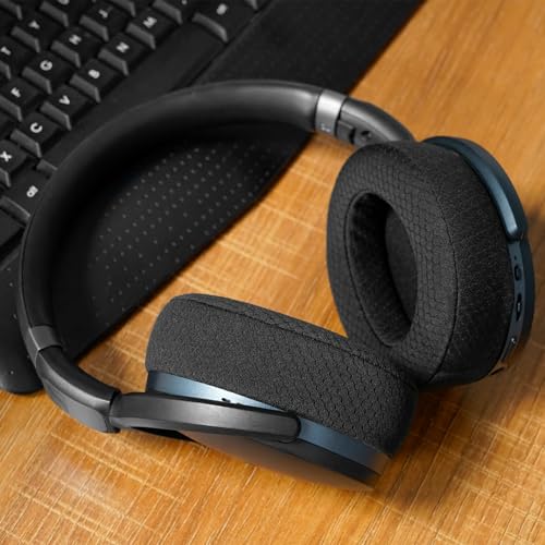 Almohadillas para auriculares GEVO para Sennheiser HD4.50BT / HD4.50BTNC / HD4.50SE, color negro malla | También compatibles con HD450BT / HD450 / HD4.40BT, y modelos HD4.30G / HD4.20S / HD458BT / HD400S / HD350BT miniatura 7