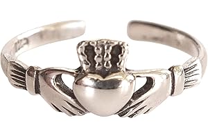 Stunning Claddagh Toe Ring - A Symbol of Love, Loyalty & Friendship