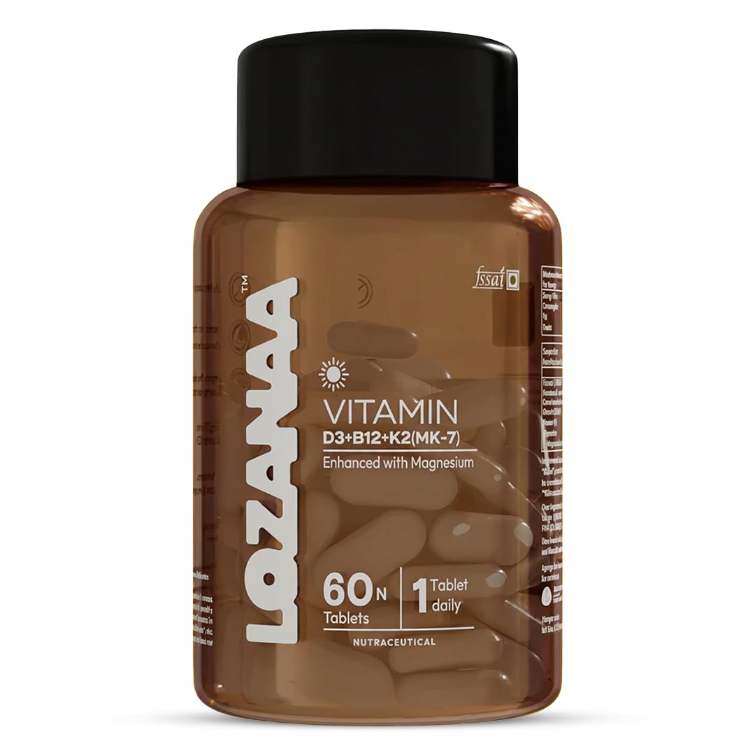 Vitamin D3 K2 B12 Tablets | High Absorption Vegan Formula | Bone, Joint, Heart, Immunity & Energy Support | Enhanced with Magnesium to Boost Efficacy | For Men & Women | 60 Veg Tablets-image-23