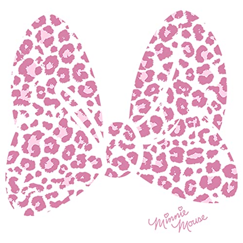 Disney Little, Big Minnie Mouse Pink Leopard Girls Short Sleeve Tee Shirt2