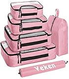 Veken Shoe bag set of 6, Pink