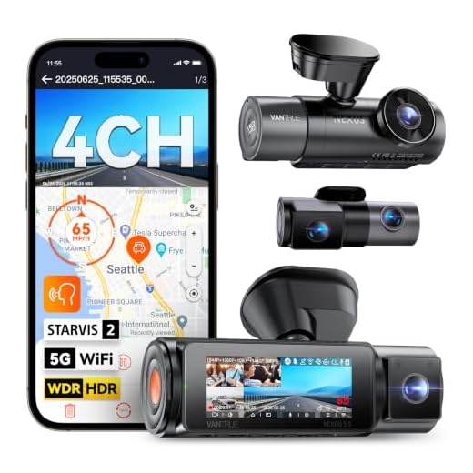 Vantrue N5S 360° Dash Cam with Night Vision