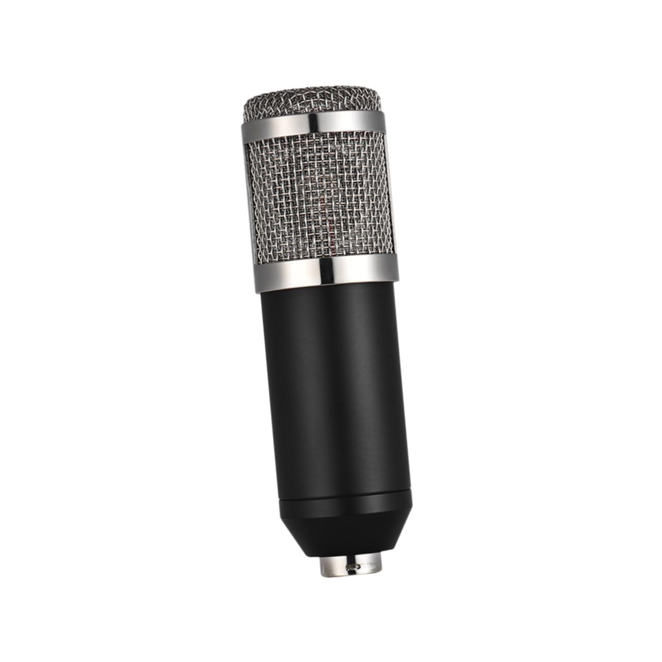 Professionelles Kondensatormikrofon für Rundfunk und Webcasts mit Winkelverstellung Schaumstoffeinlage und Standard-schraubadapter für Tonaufnahmen und Voice-Overs