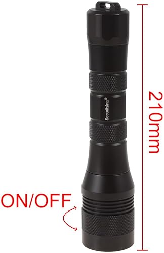 Miniatura 3 de SecurityIng linterna de buceo LED XM-L2 de 1000 lúmenes impermeable hasta 150 m lámpara LED para bucear