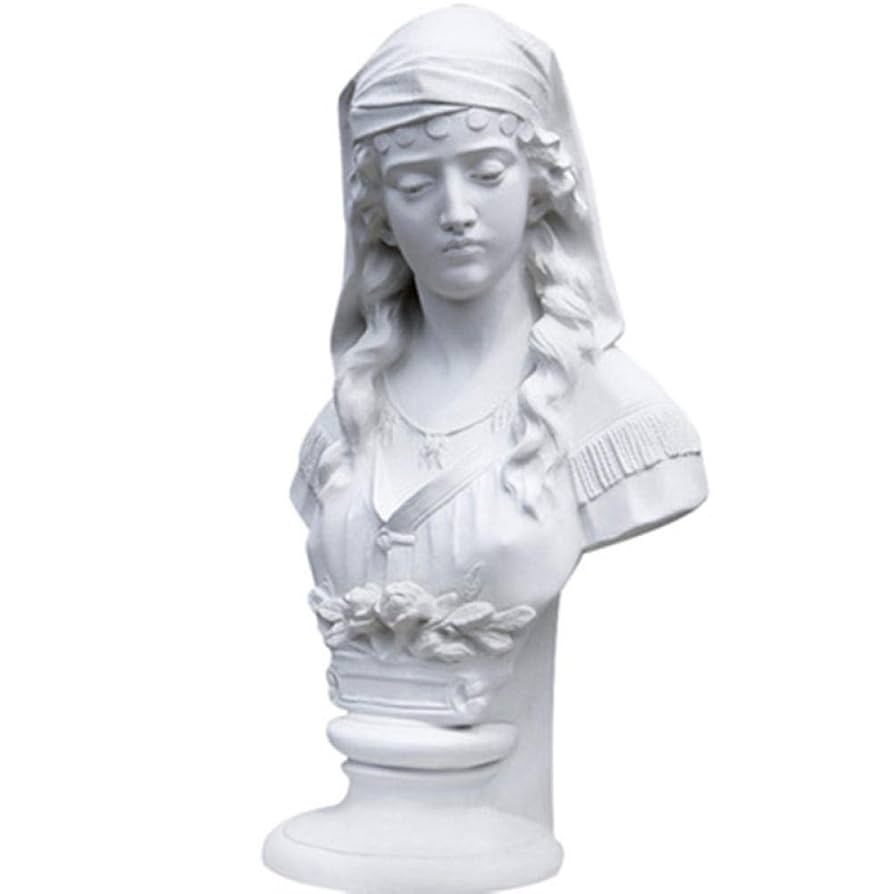 Amazon.co.jp: 装飾品彫刻ローマの女の子石膏像アートスケッチ