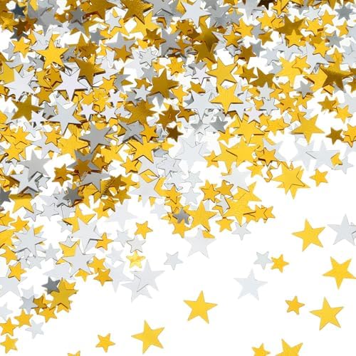Little Star Confettis à paillettes pour décoration de table d'ann...
