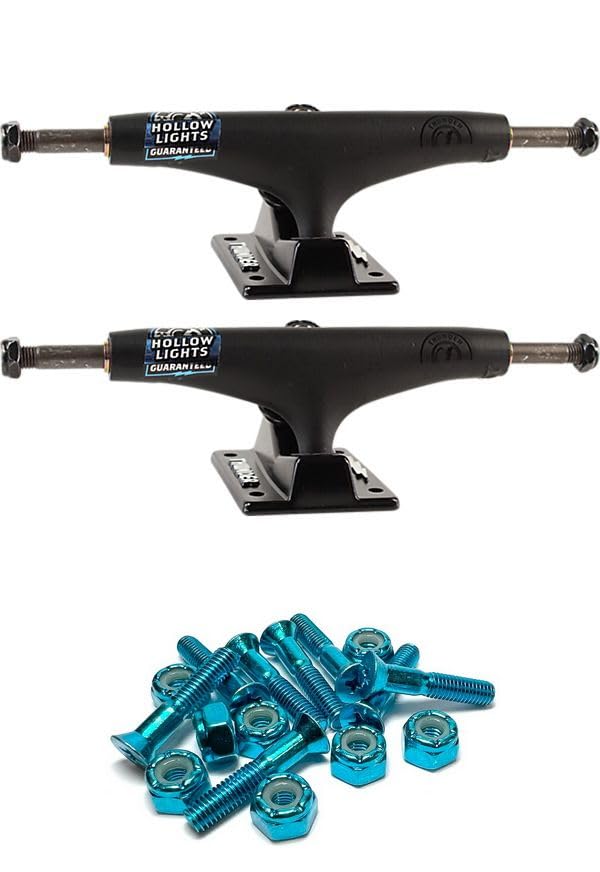 Thunder Trucks 147mm Night II Hollow Lights Black Skateboard Trucks - 5.25