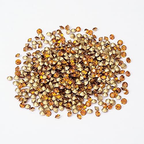 70 Perle Di Cristallo A Goccia Sfaccettate - Cabochon Vetro AB Colorato, Retro Piatto, 18x13mm, Per Decorazioni Fai Da Te - 3