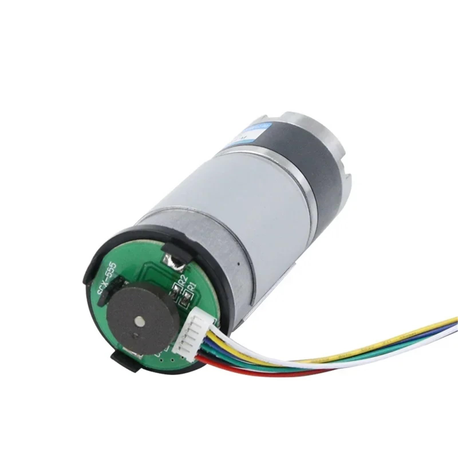 Motorreductor de CC en miniatura de 12 V y 24 V, engranaje planetario 555S con codificador, motor de control de velocidad grande, pequeño(6mm output shaft,16rpm,24V Single motor)