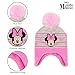 Disney Girls Toddler Winter Hat with Knit and Insulated Ski Mitten Set, Minnie Mouse For Ages 2-4