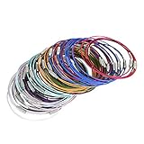 HEALLILY 50 stücke Bunte einfache schraubendreher modische Hand schmuck zubehör armbänder armreifen für Studenten Frauen männer Armband Damen