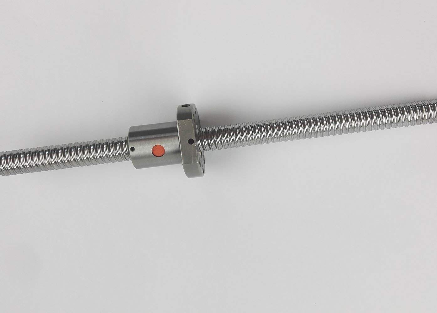 TEN-HIGH Ball Screw CNC Parts SFU1204 RM1204 12mm 600mm with nut, Length Approx 23.62inch / 600mm — Amazon image 4