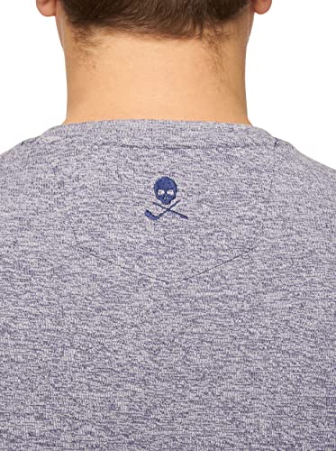 Robert Graham Men's Bassi L/S Knit, Navy, X-Large #TOP4