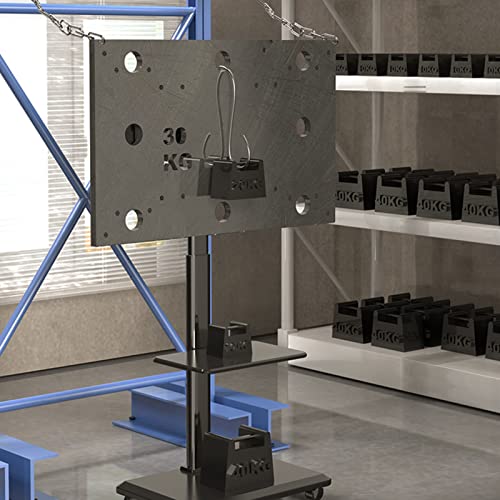 Soporte móvil para TV 26-65 pulgadas con ruedas y bandeja ajustable miniatura 7