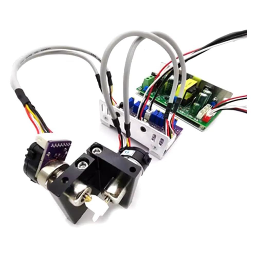 Animation 3D Scène Lumière Laser 15Khz Laser Galvanomètre Miroir Vibrateur Lentille DIY (Galvo with Power Supply)