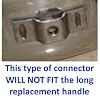 nunuware® Long Replacement Pot Handle for Vintage Amway Queen Cookware Sauce pan and Skillet in Non-OEM Original Style #4